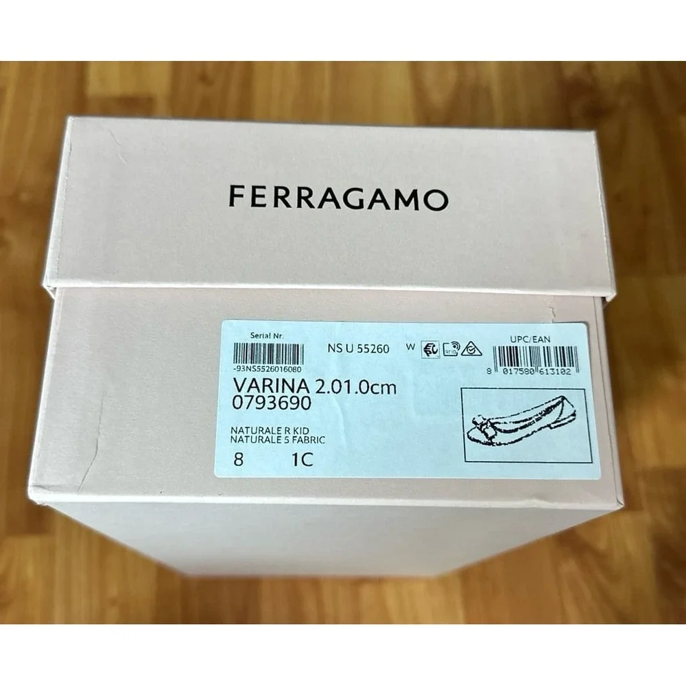 Ferragamo Ballerina empty shoe box
